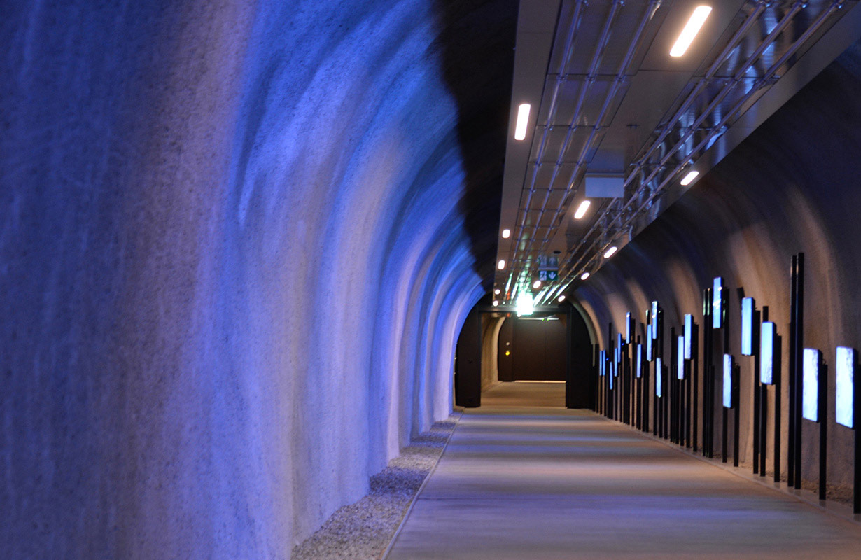 Verbindungstunnel zwischen zwei Hotels auf der Melchsee-Frutt (OW)